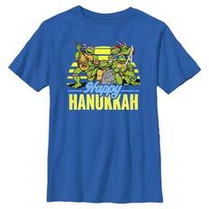 Turtles Children's Clothing Mad Engine Youth Royal Teenage Mutant Ninja Turtles Happy Hanukkah Graphic T-Shirt