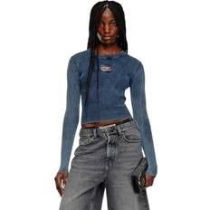 Diesel Bluser Diesel M-Anchor-A Knitwear T-shirt - Blue