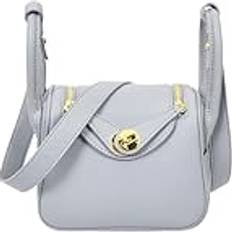 Faux Shoulder Bag Mini Fashion Handbag - Blue