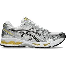 Asics Faux Leather Sport Shoes Asics Gel-Kayano 14 - White/Tai Chi Yellow