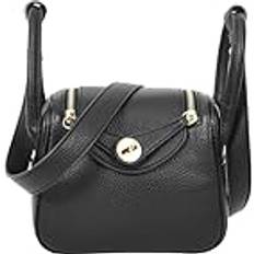 Faux Shoulder Bag Mini Fashion Handbag - Black