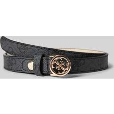 Guess Vrouw Accessoires Guess Noelle 4G Logo Belt Black