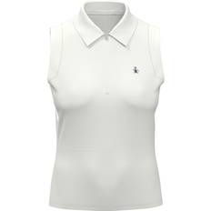 Golf - Mujer Ropa Original Penguin Women's 1/4 Zip Mesh Block Golf Polo - Bright White