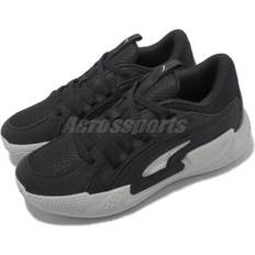 Puma Basketball Shoes Puma court rider chaos team ash gray black men basketball shoes 379013-08