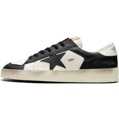 GOLDEN GOOSE Men Shoes GOLDEN GOOSE Stardan "Black/White" sneakers unisex Rubber/Calf Leather/Calf Leather/Cotton