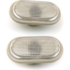 Esc Weiße Seitenblinker-Repeater-Lampe 8200194580 Opel Nissan