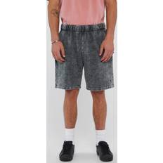 Guess Shorts Guess Go Acid Fleece Shorts - Washed Out Black