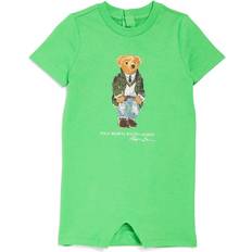 Bodys Polo Ralph Lauren Kids Bear Playsuit 3-12 Months green mth