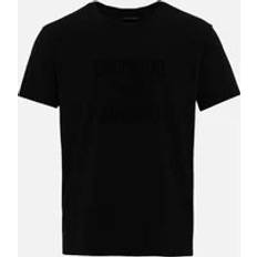 Emporio Armani T-shirts Emporio Armani Men's Beach Woven Logo T-Shirt Black Regular/36