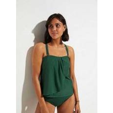 Green Tankinis Bonprix Wrap Tankini Dark Green