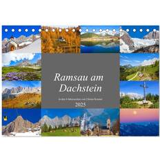 Calvendo 2025 Ramsau am Dachstein Desk Calendar A5 Landscape