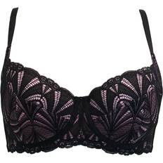New Romance Non-Padded Underwired Full Cup Bra Black/Multi, Black/Multi, 40Dd, Women Print