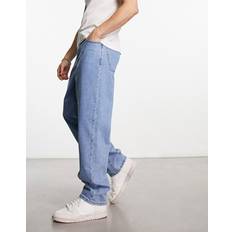 Unisex Jeans ASOS DESIGN – Baggy-Jeans in heller Stone-Waschung-Blau