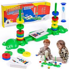 Kidzbuzz Magnetic Ring Board Games, Magnetic Chess Set Battle Chess Board