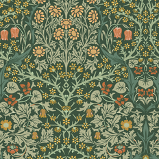 Blackthorn Deep Green Wallpaper 396.0 In. L X 20.5 In. W X 0.01 In. D