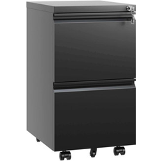 Ebern Designs Black Storage Cabinets Ebern Designs Kalamazoo 14.69 File Wood/Metal Storage Cabinet