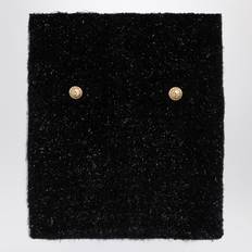 Balmain Skirts Balmain Tweed Mini Nylon Short Skirt - Black