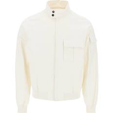 Ferragamo Ytterkläder Ferragamo Linne Jacka Med Ståkrage - Beige