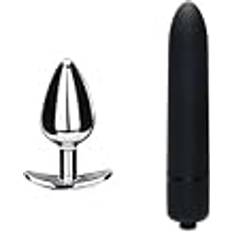 T Shape High Anal Plug Vibrator Set