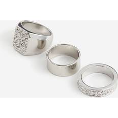 Herre - Sølv Ringer H&M Herre Sølv 3-pack ring