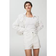 H&M Dam Vit Mom Ultra High Jeansshorts