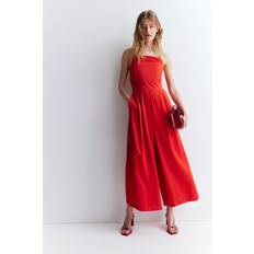 Wool Jumpsuits & Overalls H&M Ladies Red Open-back jumpsuit