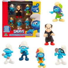 Los Pitufos Figuras de Juguete Giochi Preziosi The Smurfs Collection of Figures 6-pack