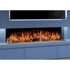 Fireplaces Evolution 1300 Advance Series 3 sided Electric Fireplace white 60.0 H x 150.0 W x 35.5 D cm