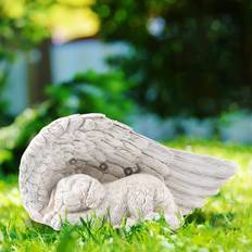 Memorial Stone Solar Lights Loss Of Dog Cat Memorial Garden