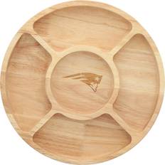 The Memory Company New England Patriots Wood Chip & Dip Serving Tray 12"