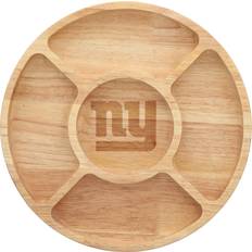 The Memory Company New York Giants Wood Chip & Dip Serving Tray 12"