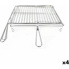 BBQ Accessories Algon Grill Chromed Rotating Silver 45 x 50 x 9 cm