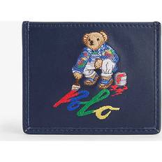 Polo Ralph Lauren Card Cases Polo Ralph Lauren VY Bear-embroidered Leather Card Holder