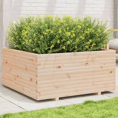 100.0 cm Raised Garden Beds vidaXL Garden Planter 100 x 100 x 49.5 cm Solid Wood Pine