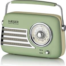 Radios Haeger Portable Bluetooth Radio RB-GRE.001A