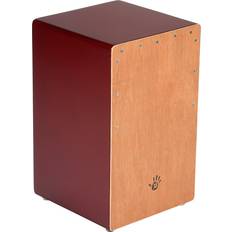 X8 Drums Earthtones Cajon Drum Burgundy