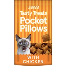 Tesco Tasty Treats Pocket Pillows With Chicken 65G