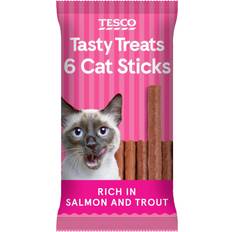 Tesco Salmon & Trout Cat Stick Treats 30G