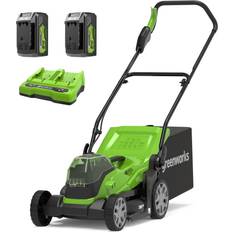 Lawn Mowers Greenworks GWG24X2LM36K4X Cordless Rotary Lawn Battery Powered Mower