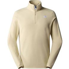 The North Face Men's 100 Glacier 1/4 Zip Fleece - Gravel