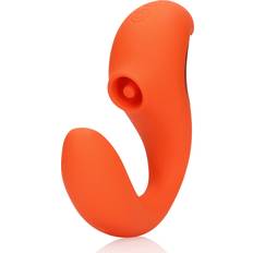 Sexleksaker LoveLine G-Spot Vibrator with Clitoral Pulse Wave Untamed Orange apelsin
