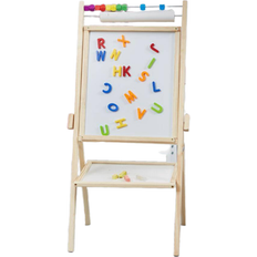 Toy Boards & Screens Liberty House Toys Double Sided Rotary Easel with 35 Accessories