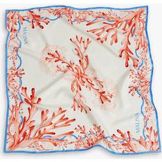 Malina Malina Print Silk Twill Scarf, Multi