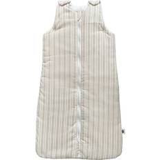 Beige Stripe Sovepose 0-6 Mån
