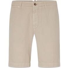 Oscar Jacobson Ropa Oscar Jacobson Poggio Washed Linen Shorts Beige Beige Leinenshorts Grösse: