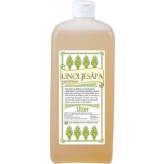 Linoljesåpa 1 liter Grunne Linseed Oil Soap Vanilla Flower 1L