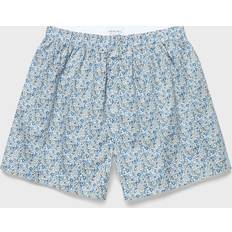 Florals - Men Underwear Sunspel Cotton Classic Boxer Shorts blue