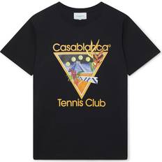 Casablanca T-shirts Casablanca Tennis Club Icon T-Shirt - Black