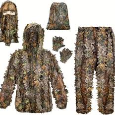 Flemye XL/2XL Lightweight Camouflage Hunting Suit With Hood Stay Hidden And Comfortable During Your Hunt