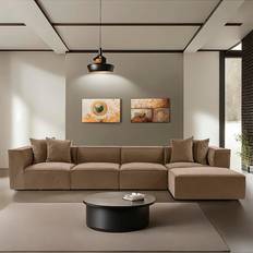 Sofaer Homitis Hjørnesofa Snezzy 4 Seters Sofa 3-seter